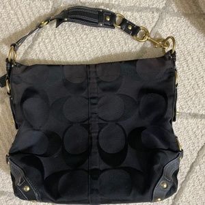 Coach canvas purse